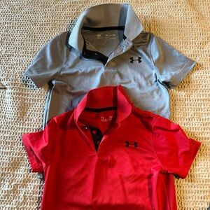 Boys under armour polo bundle size x small